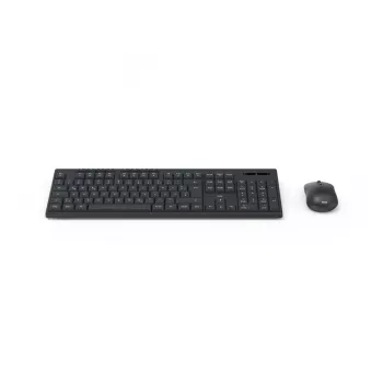 Hama WKM-200 Tastatur Maus enthalten Home/Office RF Wireless QWERTZ Deutsch Schwarz