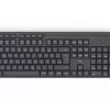 Hama WKM-200 Tastatur Maus enthalten Home/Office RF Wireless QWERTZ Deutsch Schwarz