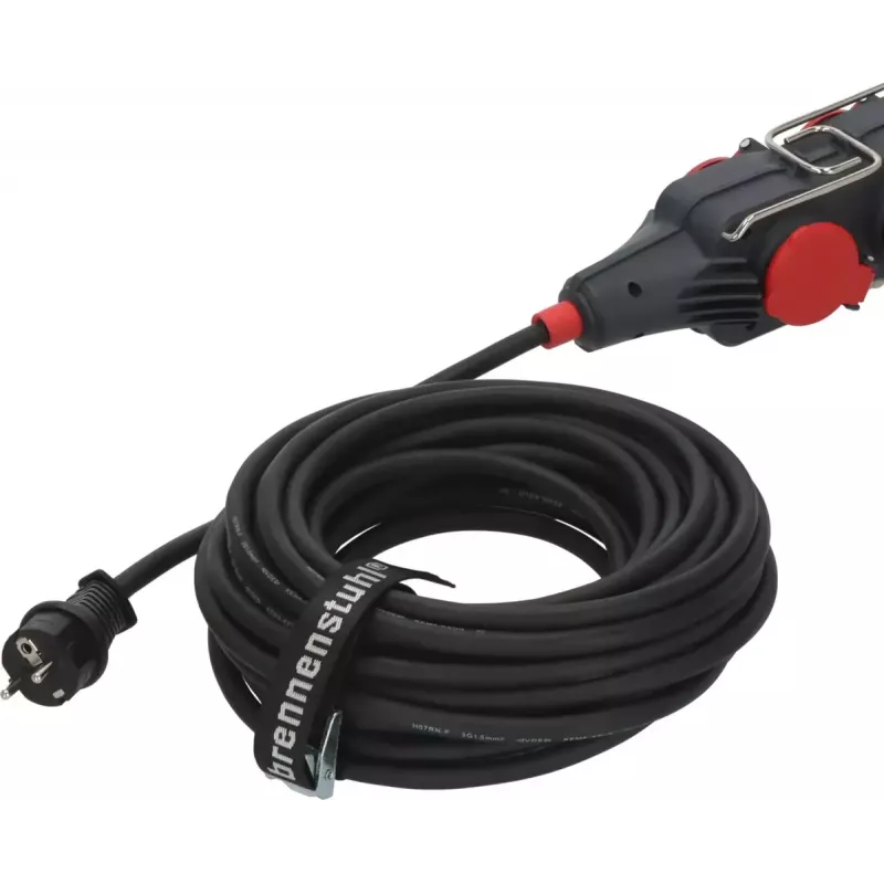 Verlängerungskabel Brennenstuhl 9161150161 15 m 4 AC-Steckdosen Outdoor Schwarz Rot