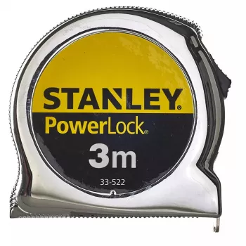 Maßband STANLEY Micro PowerLock Metric - kompaktes einziehbares Maßband, metrische Skalierung