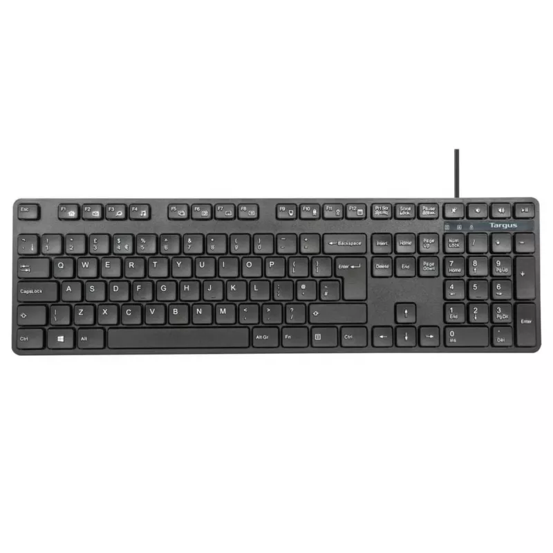 Targus AKM622UK Tastatur Maus enthalten Universal USB QWERTY UK-Englisch Schwarz