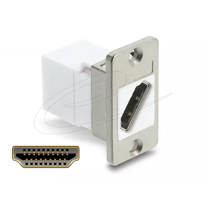 Keystone-Modul DELOCK 91101, flache Bauweise, Einzelport