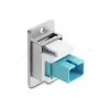 Keystone-Modul DELOCK 91102, flache Bauweise, RJ45-Einsatz-kompatibel