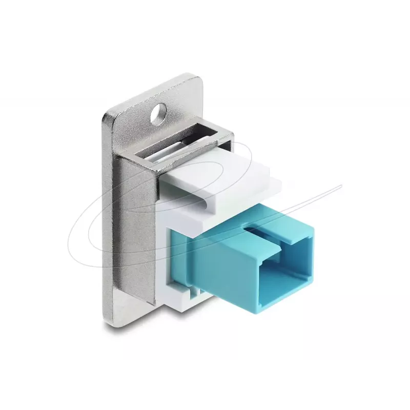 Keystone-Modul DELOCK 91102, flache Bauweise, RJ45-Einsatz-kompatibel