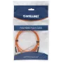 Intellinet Glasfaser-Patchkabel, OM2, SC/SC, 5m, Orange, Duplex, Multimode, 50/125 µm, LSZH, Glasfaser, Lebenslange Garantie