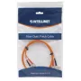 Intellinet Glasfaser-Patchkabel, OM1, SC/SC, 5 m, Orange, Duplex, Multimode, 62,5/125 µm, LSZH, Glasfaser, lebenslange Garantie