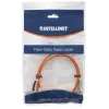 Intellinet Glasfaser-Patchkabel, OM2, LC/SC, 5 m, Orange, Duplex, Multimode, 50/125 µm, LSZH, Glasfaser, lebenslange Garantie