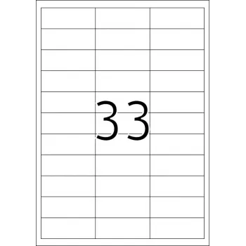 Selbstklebendes Druckeretikett HERMA Labels Premium A4 66x25,4 mm