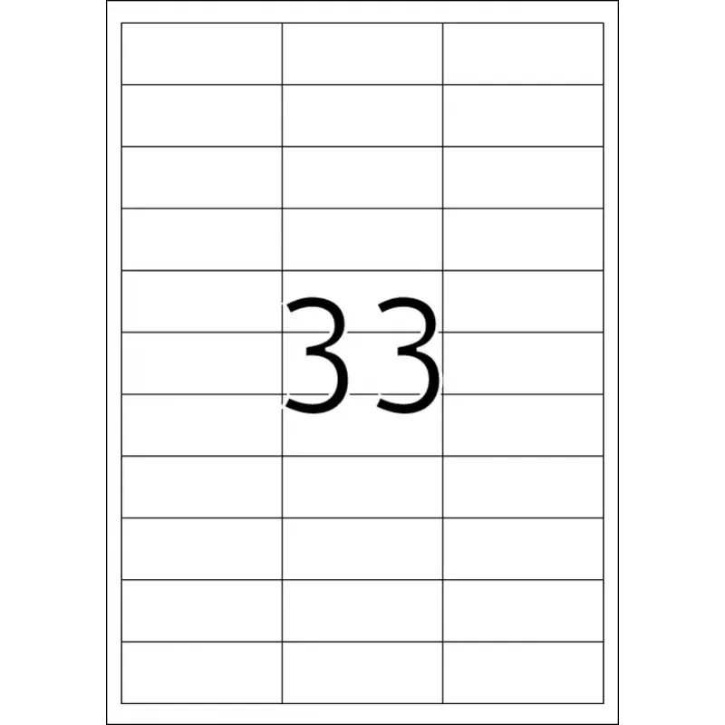 Selbstklebendes Druckeretikett HERMA Labels Premium A4 66x25,4 mm