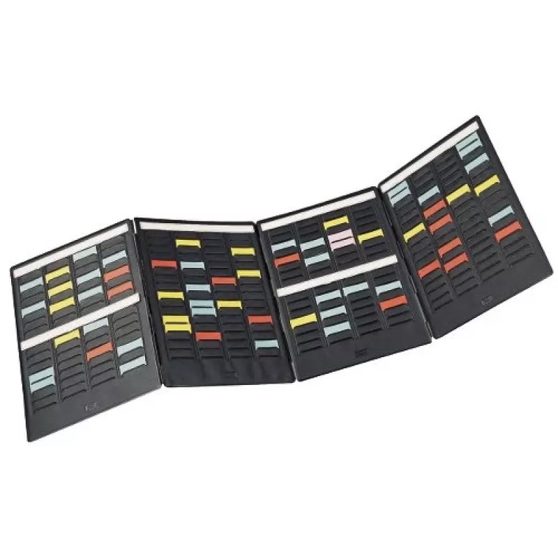 Nobo T-Card Planungsset - Mini-Planer 4-seitiges Gehäuse Größe 1,5
