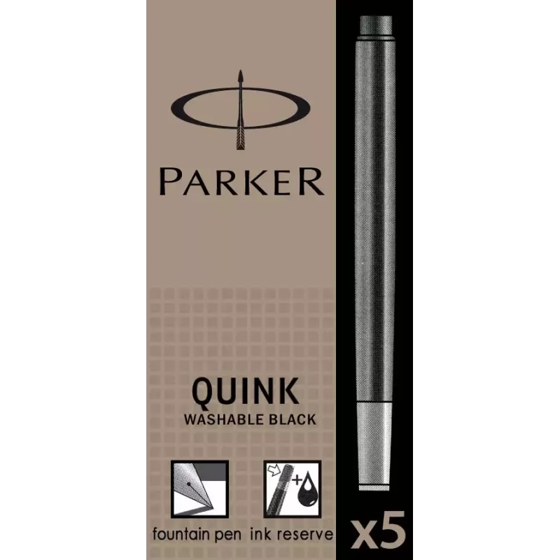 Parker Cartus Schwarz 5 Stück