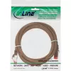 InLine Patchkabel S/FTP PiMF Cat.6 250 MHz PVC Kupfer braun 3 m