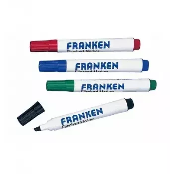 Marker Franken Z2203 4 Stück Schwarz Blau Grün Rot