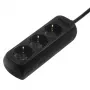 Hama 00108843 Überspannungsschutz Schwarz 3 AC-Steckdose(n) 230 V 5 m