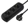 Hama 00108843 Überspannungsschutz Schwarz 3 AC-Steckdose(n) 230 V 5 m