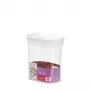 EMSA 513555 Vorratsdose Rechteckige Box 0,38 L Transparent, Weiß