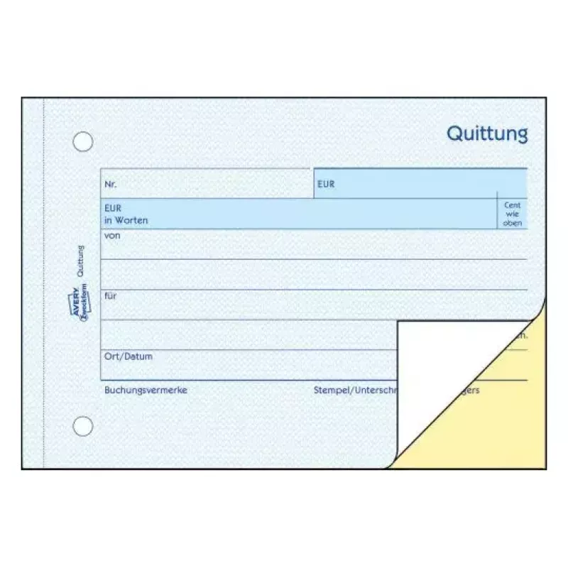 Buchhaltungs-Formularbuch A6 Avery 1742
