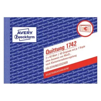 Buchhaltungs-Formularbuch A6 Avery 1742