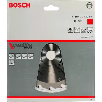Kreissägeblatt Bosch 2608640781 15 cm für Holz