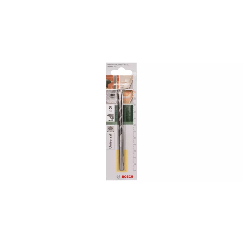 Bosch SDS-Quick Mehrzweckbohrer, Bohrhammer, 8 mm, 120 mm, Multi, 7 cm, SDS-Quick