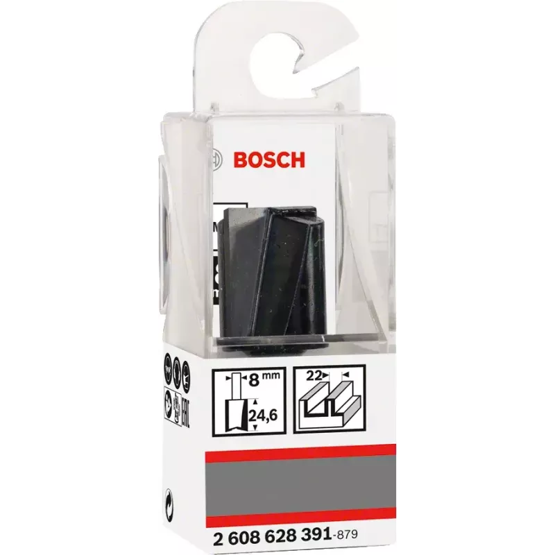 Gerader Fräser Bosch 2 608 628 391 Länge 56 mm Arbeitslänge 2,5 cm