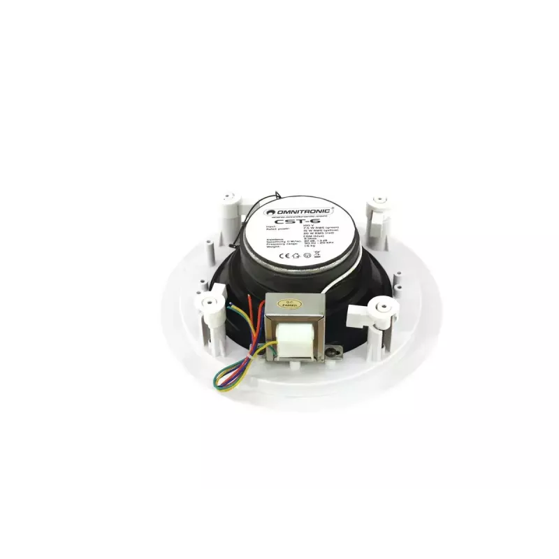 2-Wege-Lautsprecher Omnitronic 80710222 Weiß