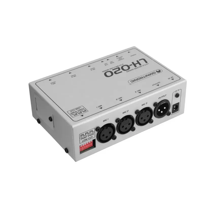 Audio Mixer Omnitronic 10355020 3 Kanäle 25 - 16000 Hz Weiß