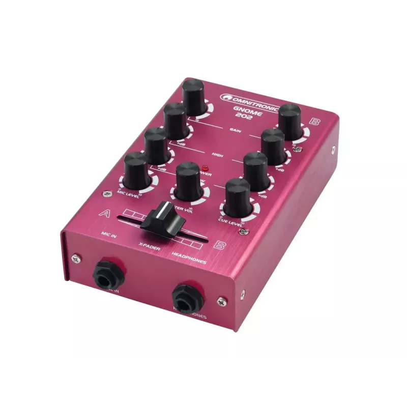 Omnitronic GNOME-202 2 Kanäle 20 - 20000 Hz Rot