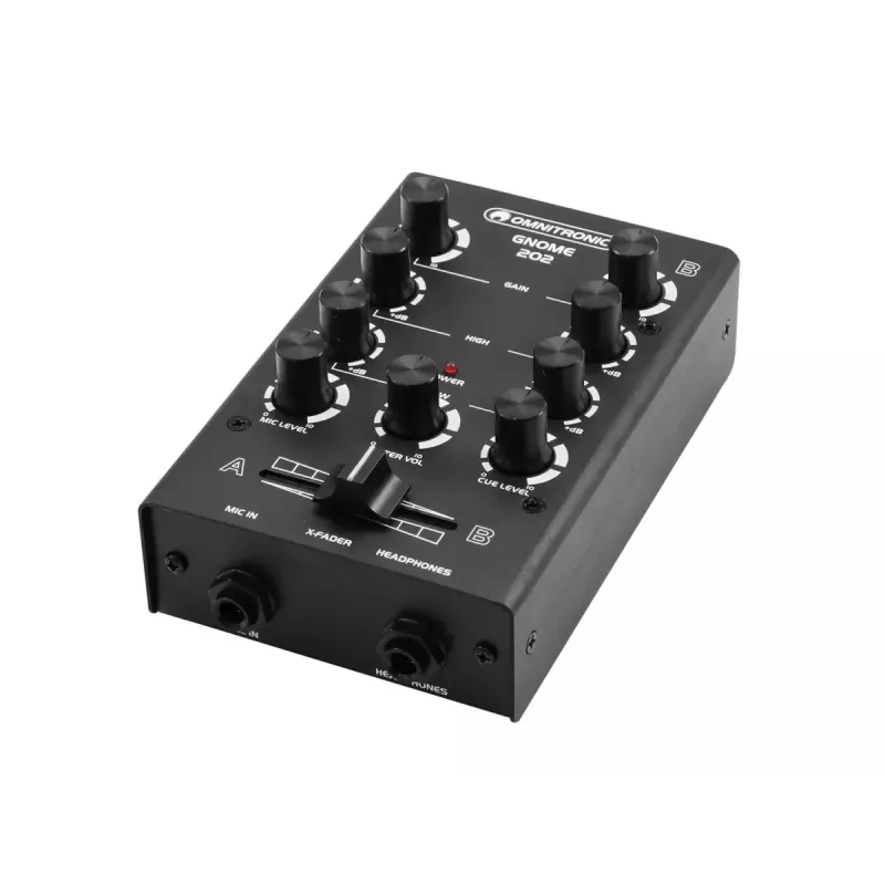 Mixer Omnitronic GNOME-202 2 Kanäle 20 - 20000 Hz Schwarz