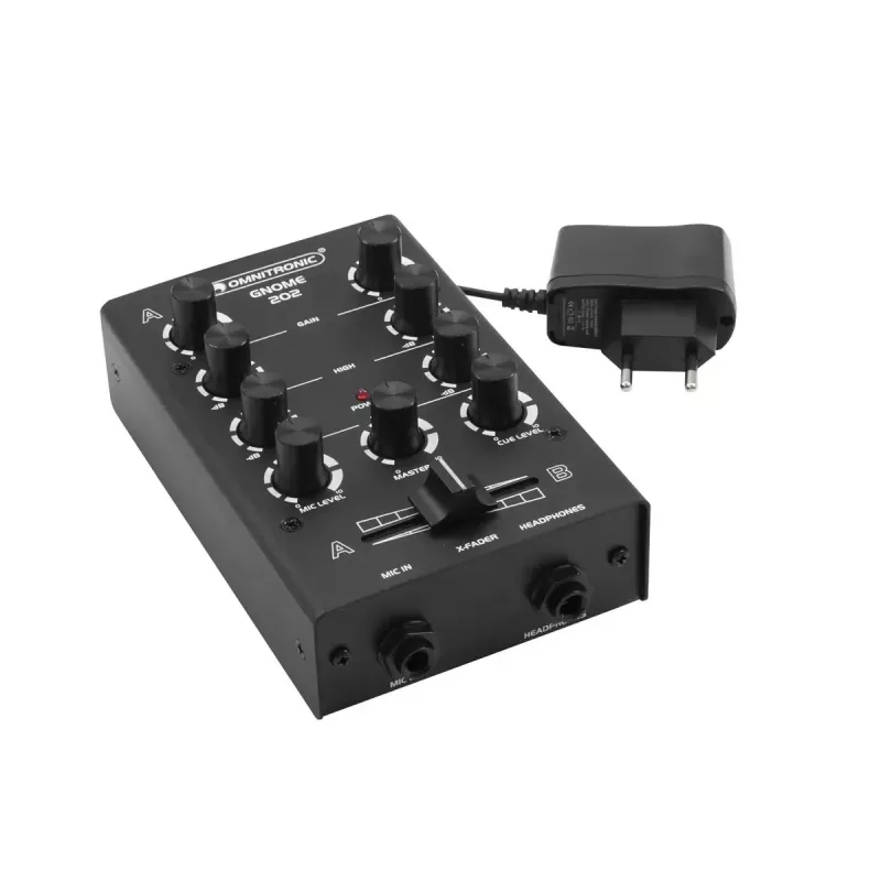Mixer Omnitronic GNOME-202 2 Kanäle 20 - 20000 Hz Schwarz