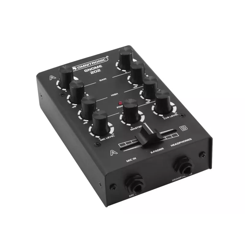 Mixer Omnitronic GNOME-202 2 Kanäle 20 - 20000 Hz Schwarz