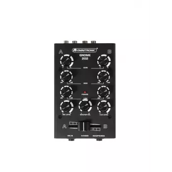 Mixer Omnitronic GNOME-202 2 Kanäle 20 - 20000 Hz Schwarz