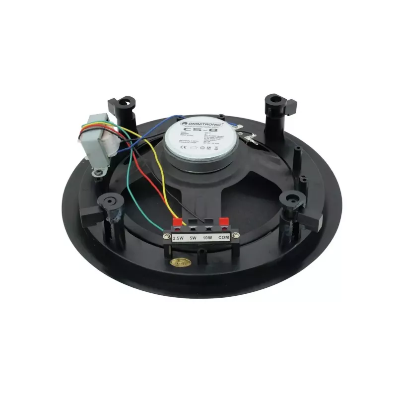 Full range loudspeaker Omnitronic 80710231 Schwarz Wired 10 W