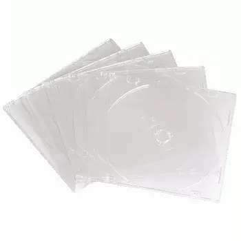CD schlank Leerbox Hama 051164 Packung 10 transparent 1 Scheibe