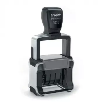 Selbstfärbender Datumstempel Trodat 5030 — Abdruck 4 x 27 mm, Größe 74 x 45 x 150 mm