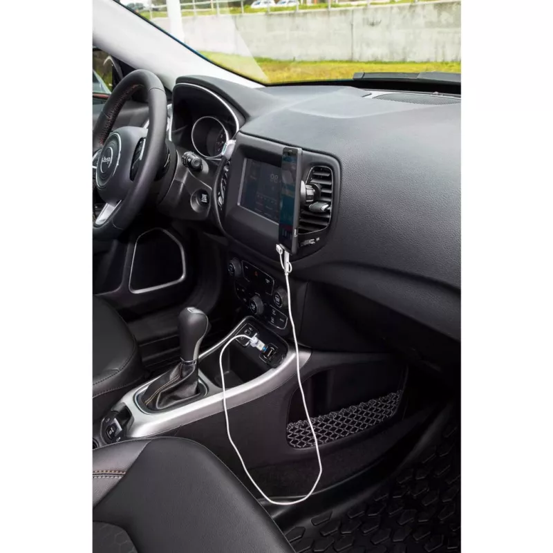 Manhattan Magnetische Auto-Lüftungsschlitz-Halterung, Verstellbare Clip-Befestigung, Schnelles Anbringen und Lösen, Rutschfeste Auflage, Schwarz, Lebenslange Garantie