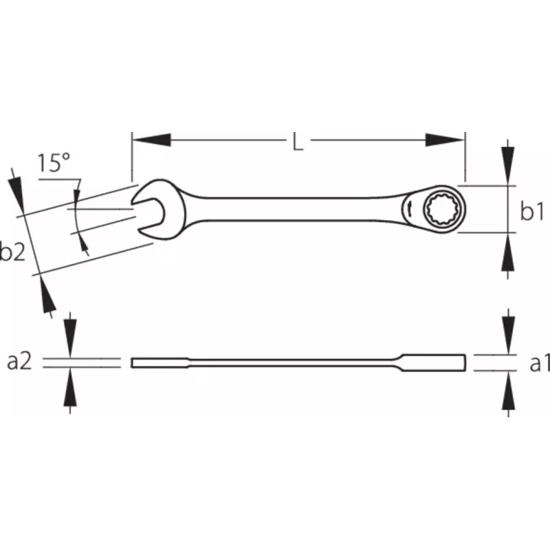Steckschlüssel Gedore 7 R 19