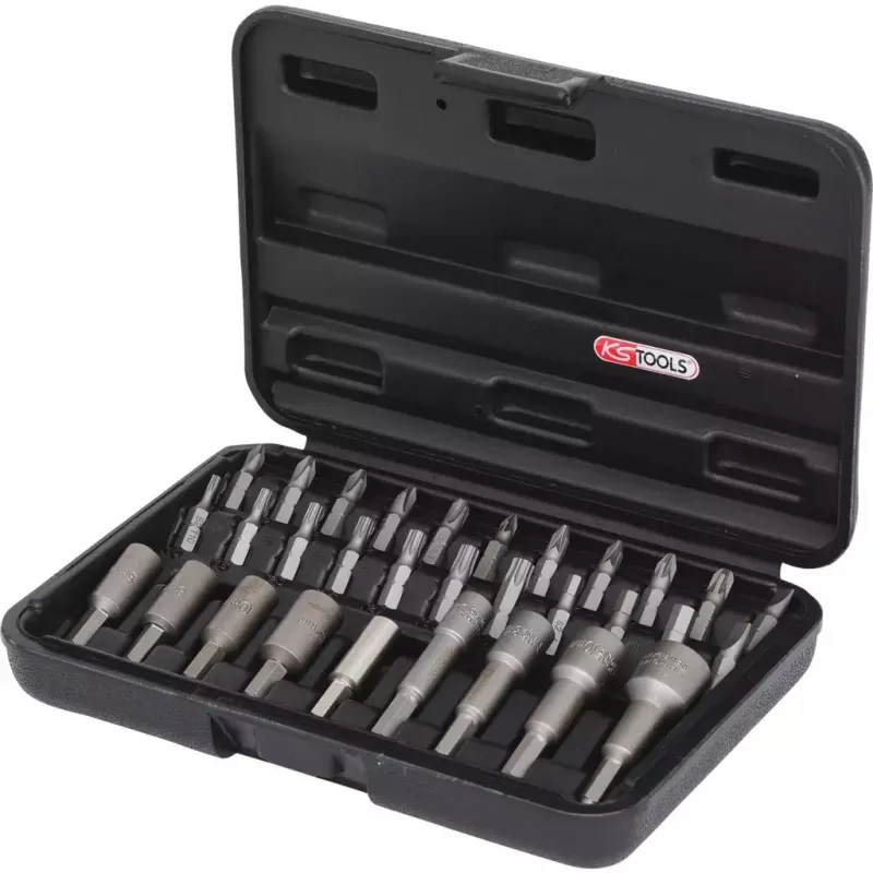 KS Tools 1/4" CLASSIC Bit- und Einschraubwerkzeug-Satz, 31-tlg., 122.2100