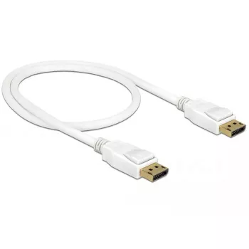 DisplayPort-Kabel DeLOCK 85507 0,5 m Weiß