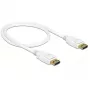 DisplayPort-Kabel DeLOCK 85507 0,5 m Weiß