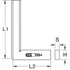 Winkel KS Tools 300.0293 Edelstahl 10 cm 5 mm