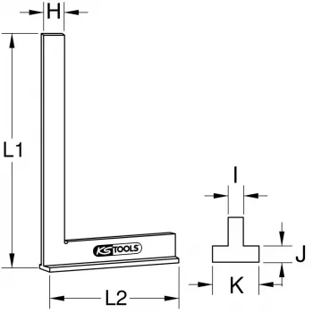KS Tools Winkel 300.0313 Gewicht 185 g