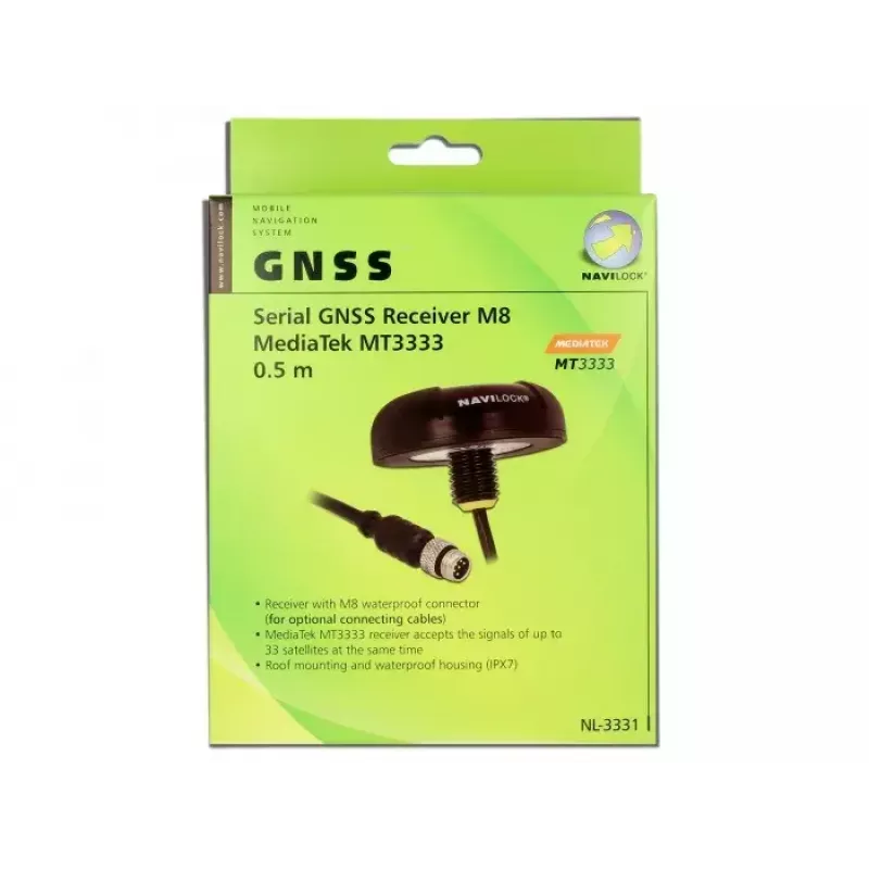 GPS-Empfängermodul Navilock 60326 M8 99 Kanäle Schwarz