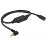 Audiokabel Navilock 62881 0,52 m 2,5 mm Schwarz