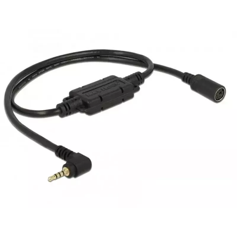 Audiokabel Navilock 62881 0,52 m 2,5 mm Schwarz