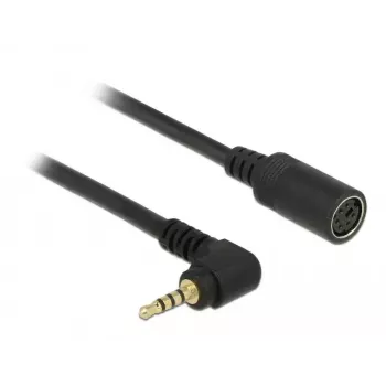 Audiokabel Navilock 62881 0,52 m 2,5 mm Schwarz