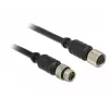 Serielles Kabel Navilock 62971 Schwarz 1 m M8