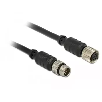 Serielles Kabel Navilock 62971 Schwarz 1 m M8