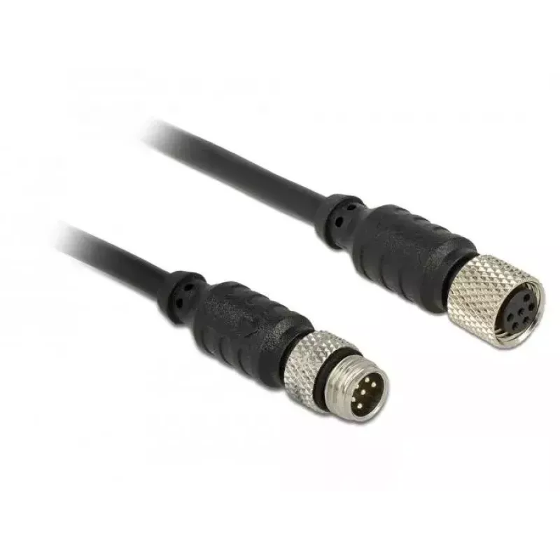Serielles Kabel Navilock 62971 Schwarz 1 m M8