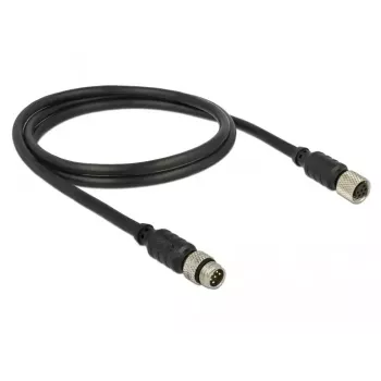 Serielles Kabel Navilock 62971 Schwarz 1 m M8